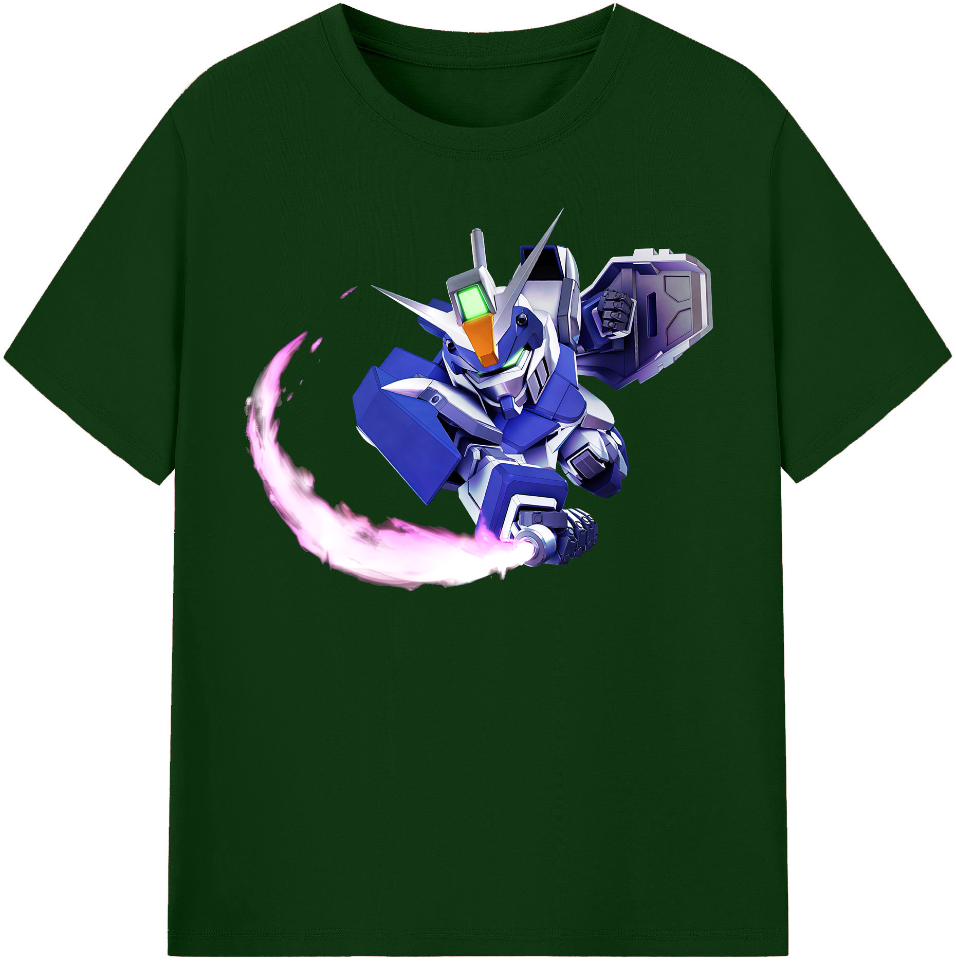 （画像用） 機動戦士ガンダム Mobile Suit Gundam 綿100％半袖Tシャツ（フロントプリント）